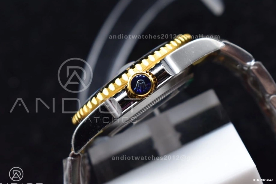 King1:1 Ceramic YG Steel 1131 904L Best Submariner SS Black Edition EasyMatch LN 116613 1005